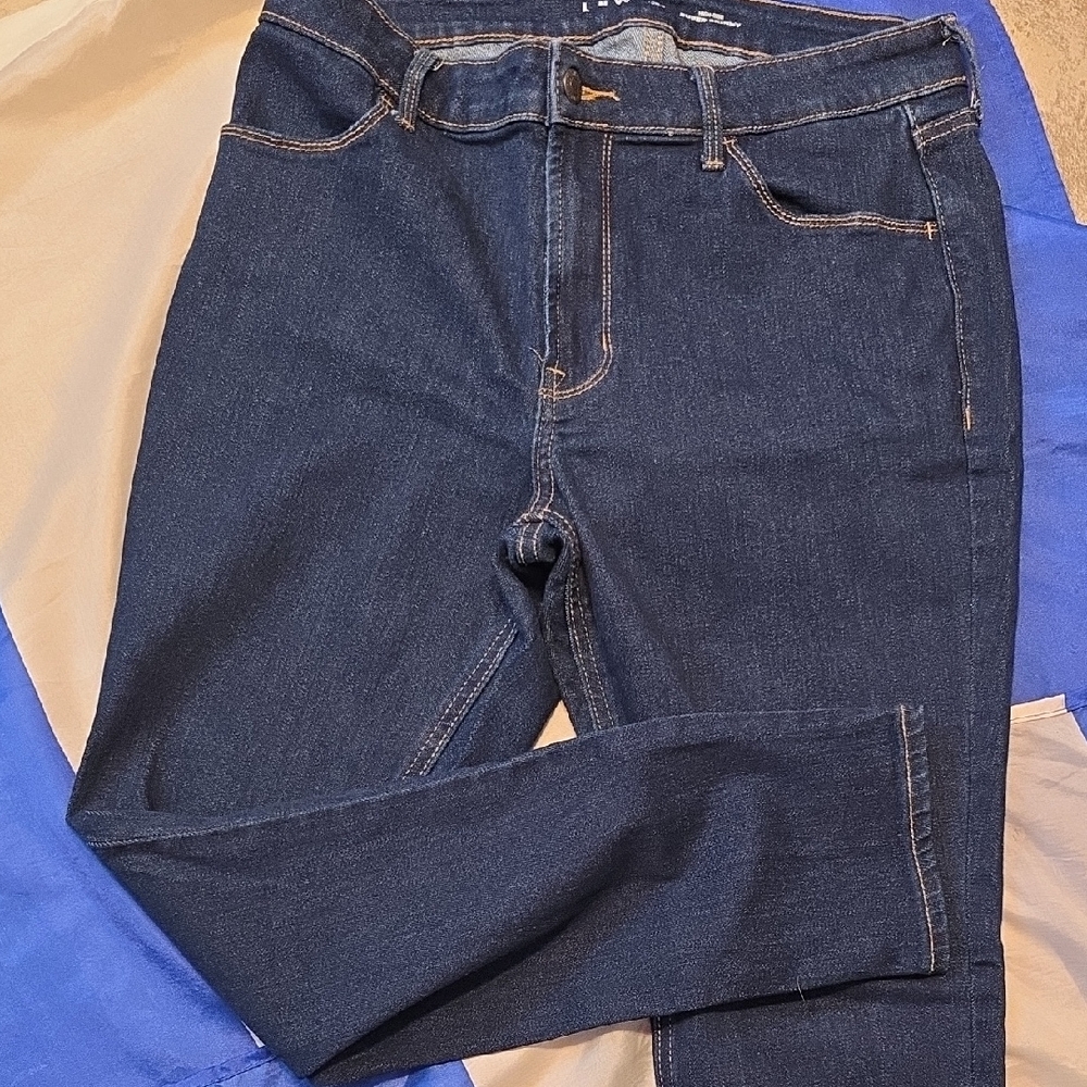 LNW Dark Wash Skinny Jeans – Classic Stretch Denim